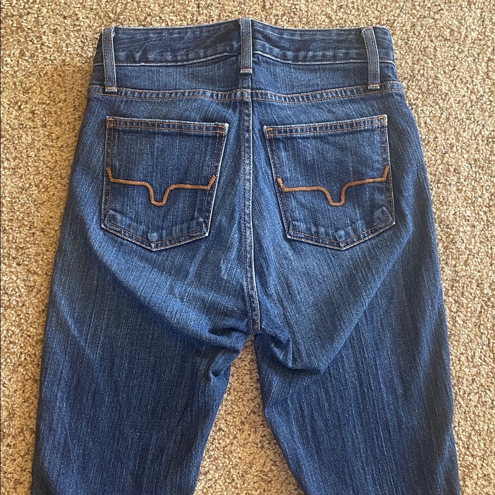 Kimes Ranch Dark Blue Flare Jeans - Picture 5 of 7